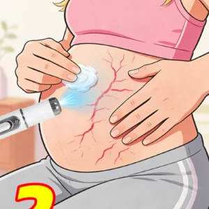 stylo anti vergetures à lumière bleue – appareil pour éliminer les vergetures corporelles